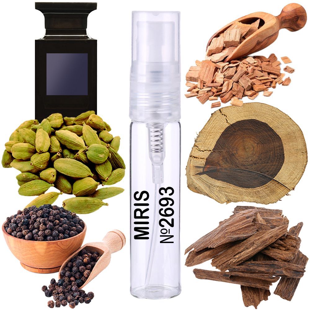 картинка Пробник Духов MIRIS №2693 (аромат похож на Oud Wood) Унисекс 3 ml от официального магазина MIRIS.STORE