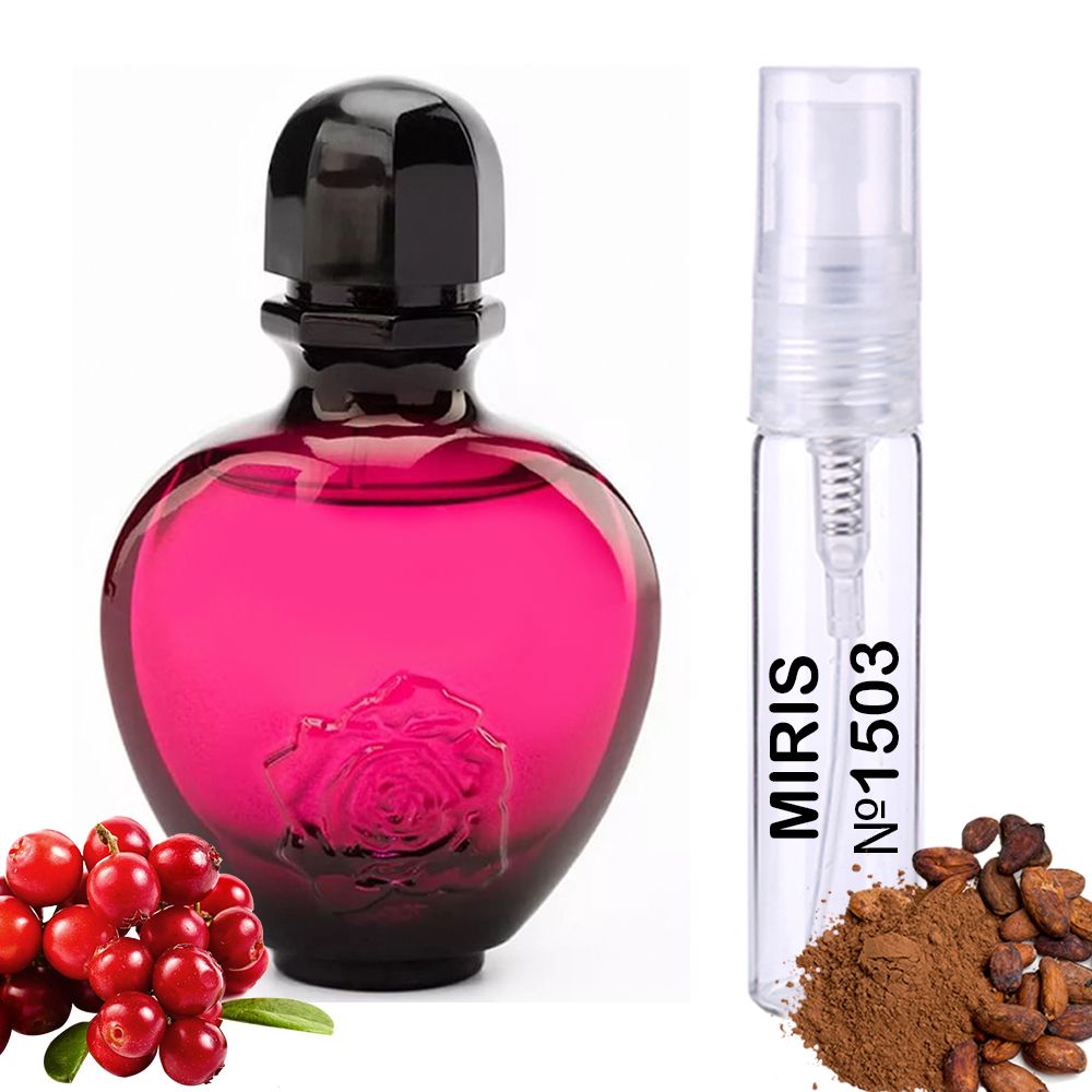 зображення Пробник Парфумів MIRIS №1503 (аромат схожий на Black XS For Her) Жіночий 3 ml від офіційного магазину MIRIS.STORE