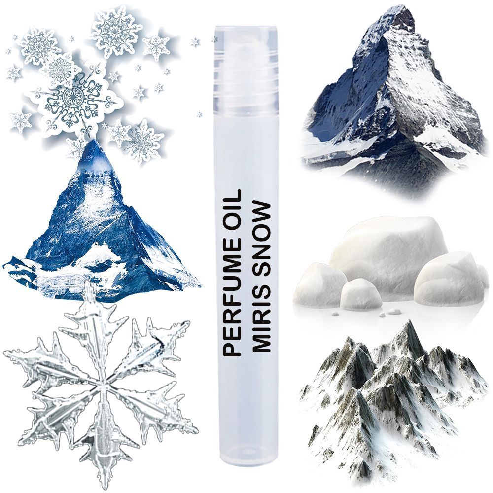 картинка Парфюмерное масло MIRIS Snow Унисекс 10 ml от официального магазина MIRIS.STORE