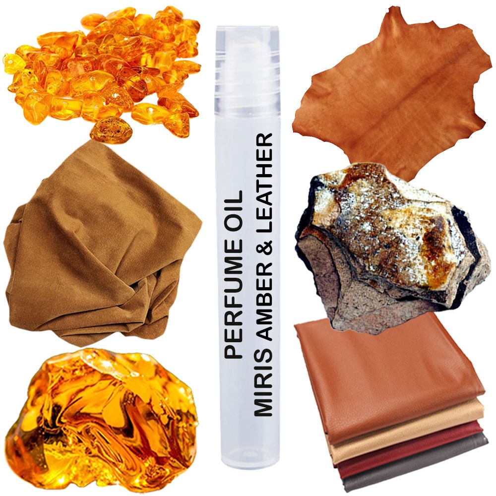 картинка Парфюмерное масло MIRIS Amber & Leather Унисекс 10 ml от официального магазина MIRIS.STORE