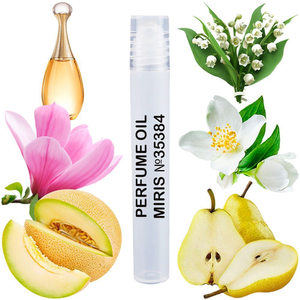 картинка Парфюмерное масло MIRIS Premium №35384 (аромат похож на J'adore) Женское 10 ml от официального магазина MIRIS.STORE